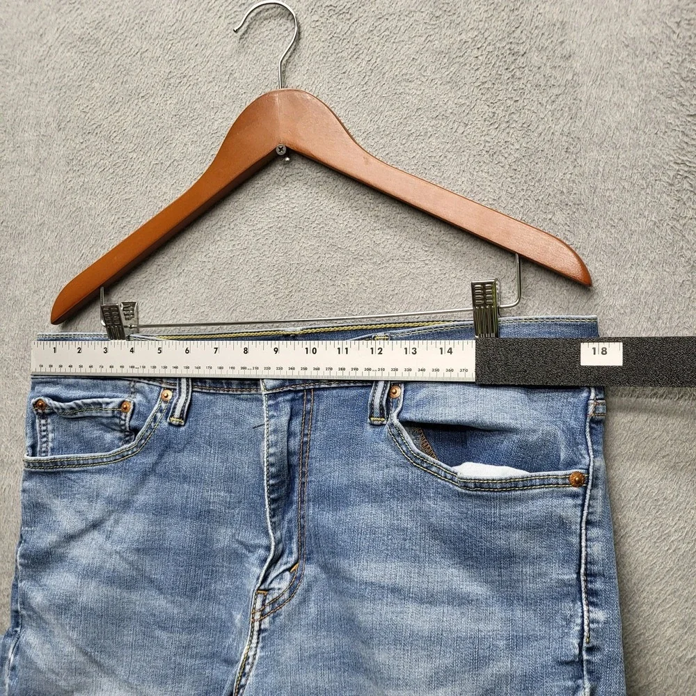 Levi's 511 Men Jeans 36X34 Blue Denim Straight Fit 29